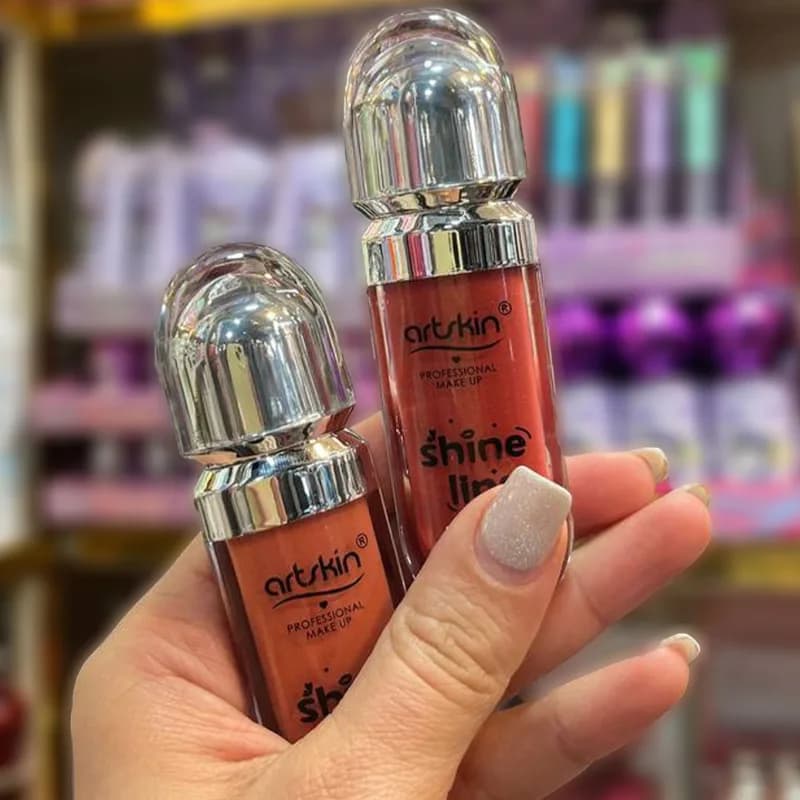 لیپ گلاس شاین آرت اسکین طرح کیکو مدل Shine Lips — تصویر ۳