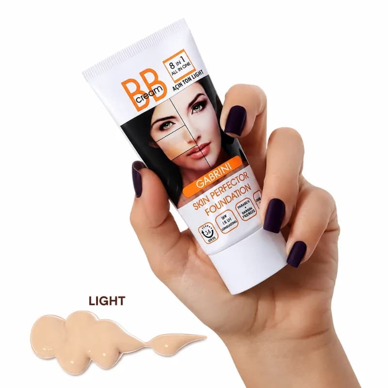 بی‌بی کرم گابرینی رنگ Light گابرینی SPF15 حجم 50 میل — تصویر ۴