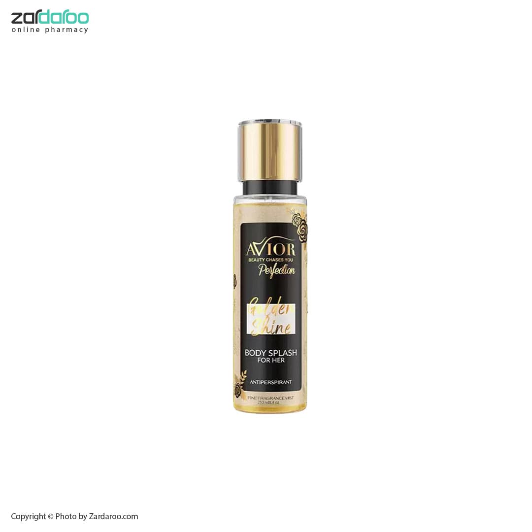 بادی اسپلش حجم 250 میلی لیتر زنانه مدل Golden Shine اویور Avior