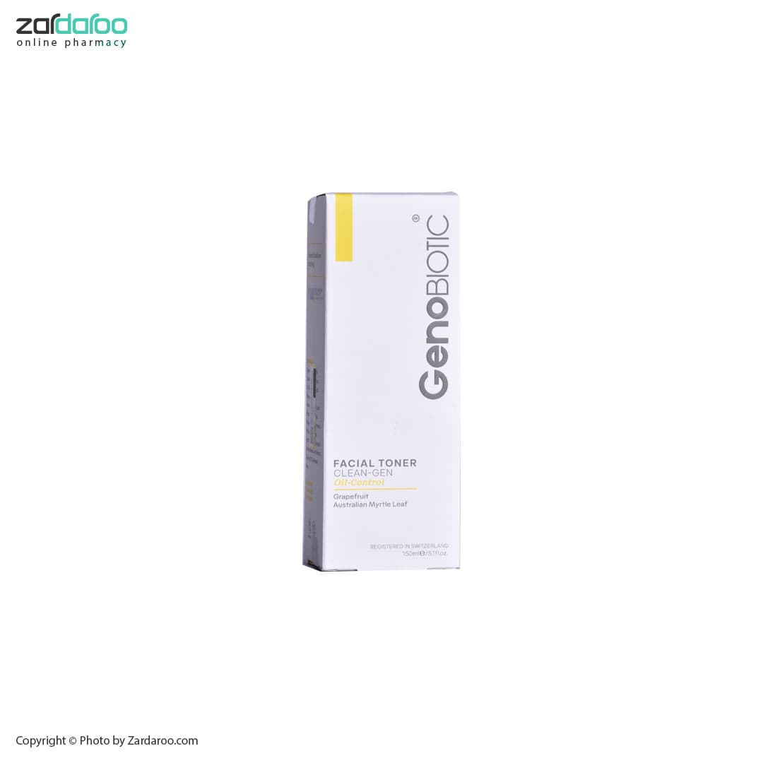 تونر تنظیم کننده چربی و براقیت صورت ژنو بایوتیک Geno Biotic