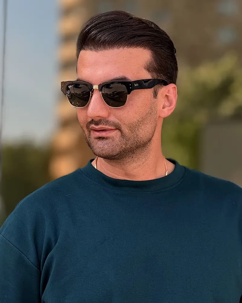 عینک آفتابی اسپرت ریبن اوتلت مدل RayBan MEGA CLUBMASTER RB0316S OUTLET — تصویر ۲