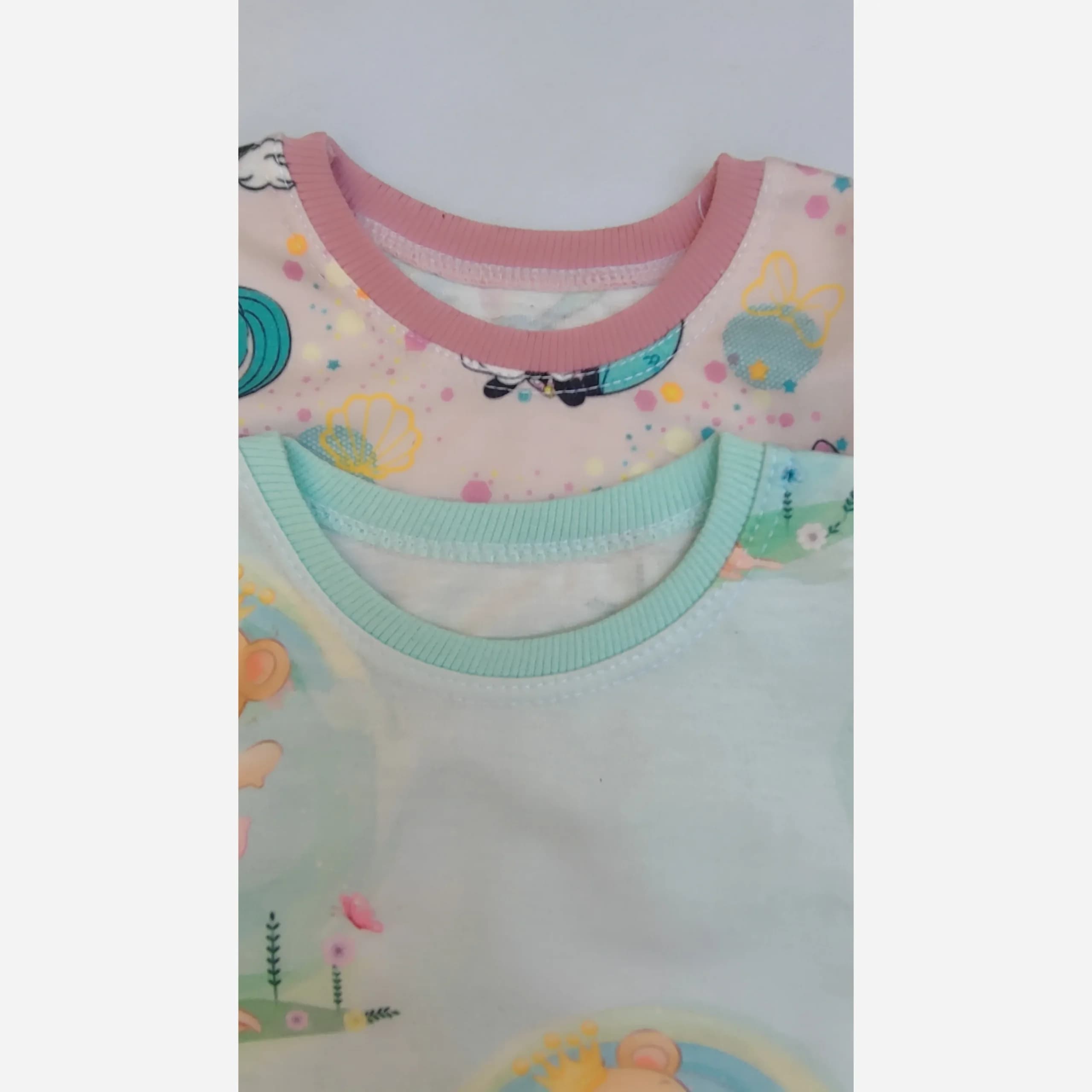 ست بلوز و شلوار راحتی دخترانه طرح زمستانی اسپرت سایز 35 تا 50 — تصویر ۲
