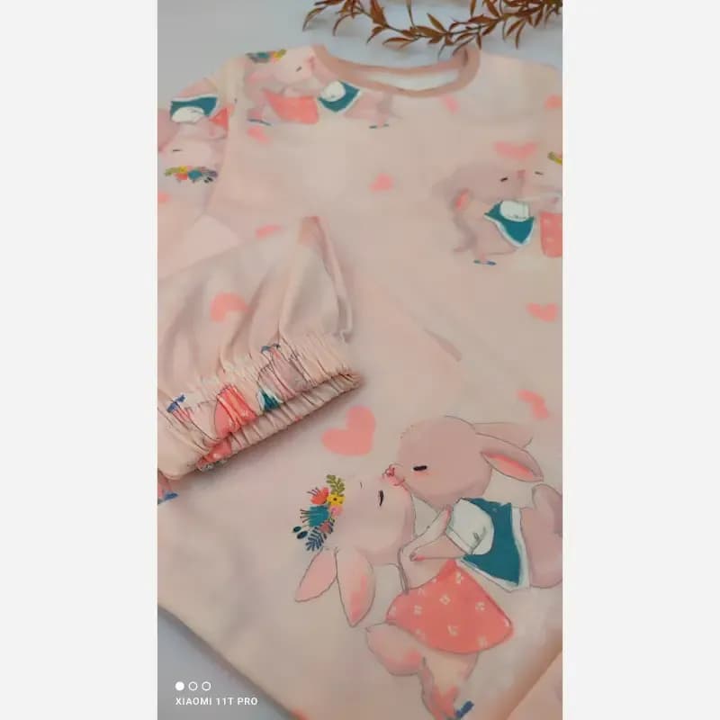 بلوز و شلوار راحتی خرگوش دخترانه سایز 35 و 40 برند sed — تصویر ۶