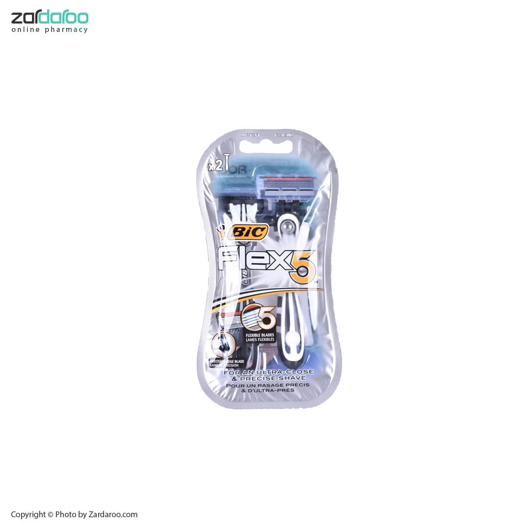 تیغ اصلاح 5 لبه فلکس بیک Bic