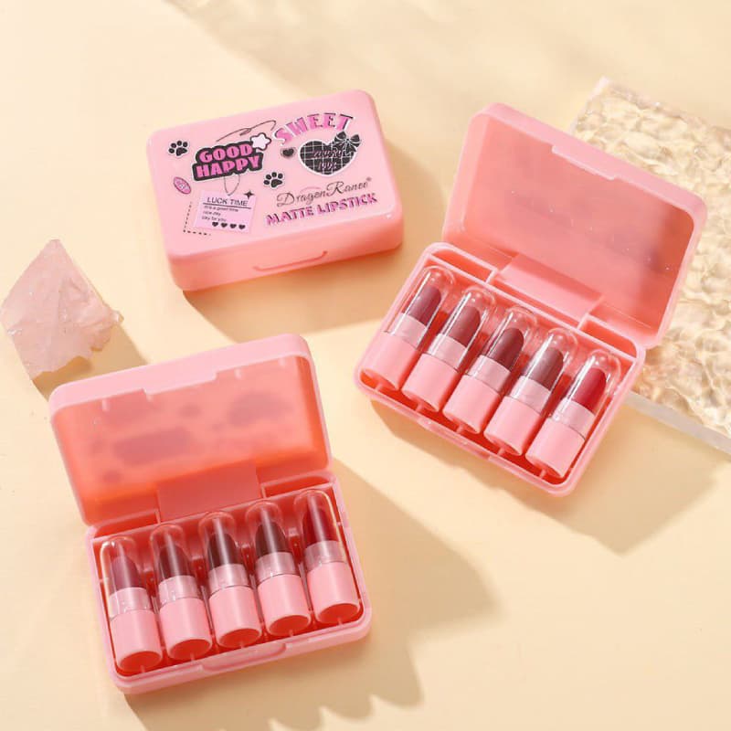 پک رژ لب جامد مینی پنجه گربه دراگون رانی پنج عددی کد Dr108 — تصویر ۲