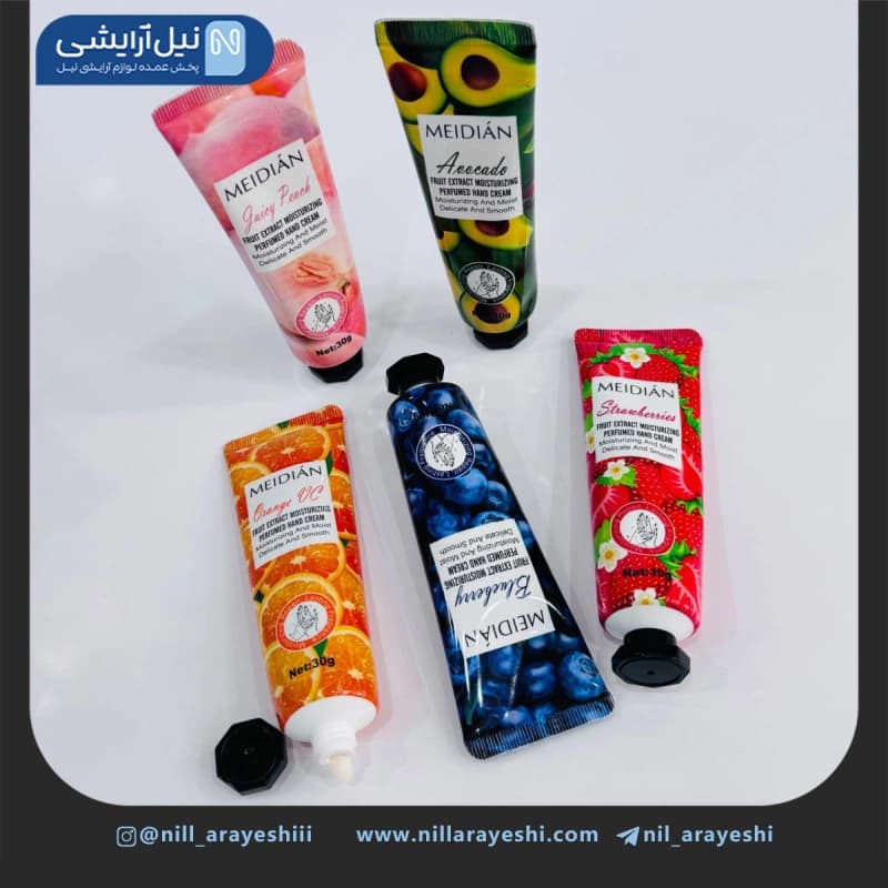 پک پنج عددی کرم دست میوه ای میدیان کد 8597 — تصویر ۳