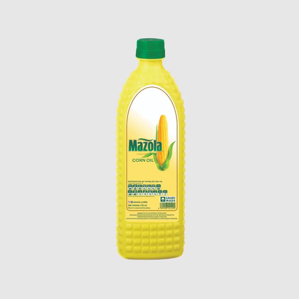 روغن ذرت مازولا 750 میلی لیتر