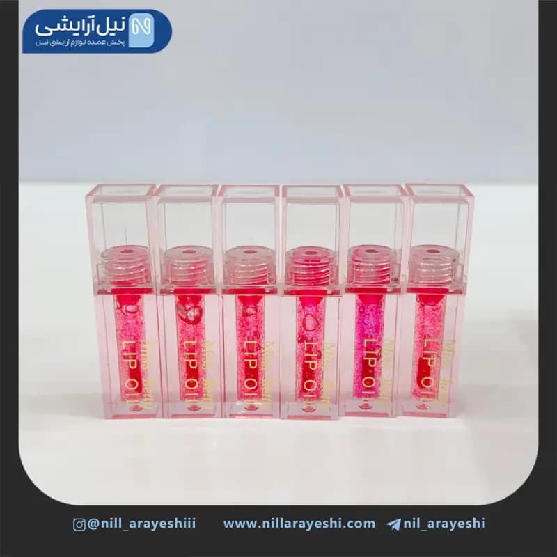 برق لب حرارتی شاین دار میس بتی کد L3771 — تصویر ۲