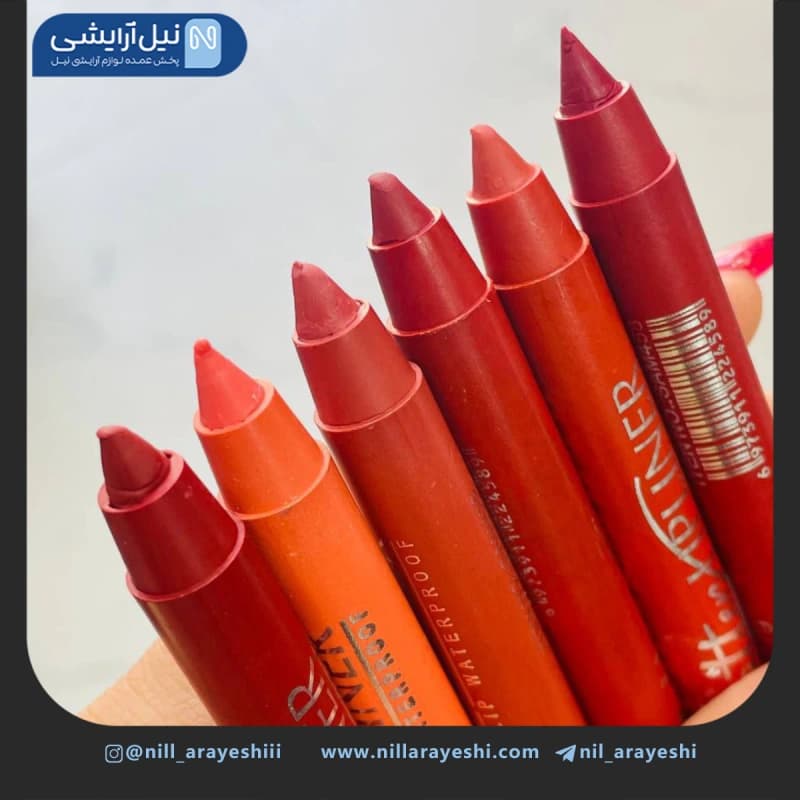 خط لب شمعی استایل سکرت کد Sam458 — تصویر ۳
