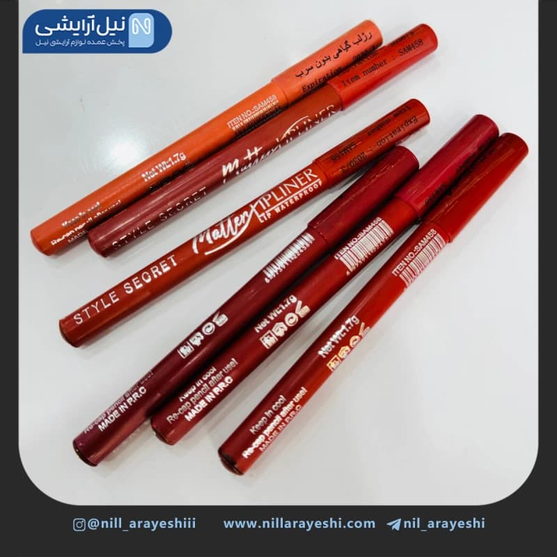 خط لب شمعی استایل سکرت کد Sam458 — تصویر ۲