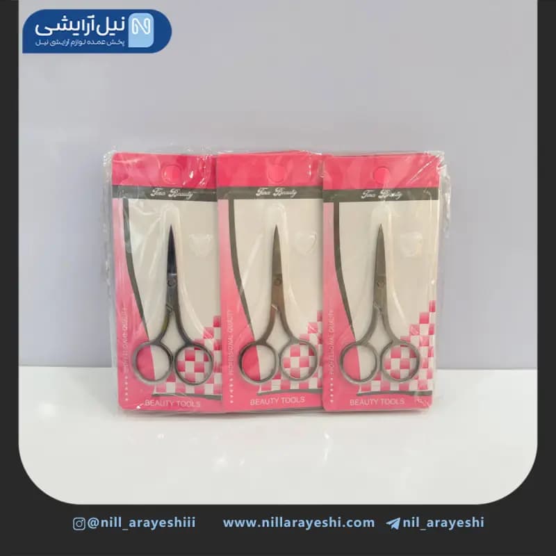 قیچی ابرو استیل تینا بیوتی کد B668