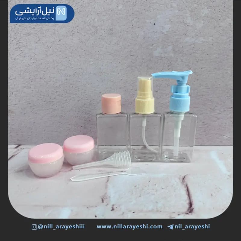 ست مسافرتی هفت تیکه کاور زیپی یو یو وای کد YP – E9 8 — تصویر ۳