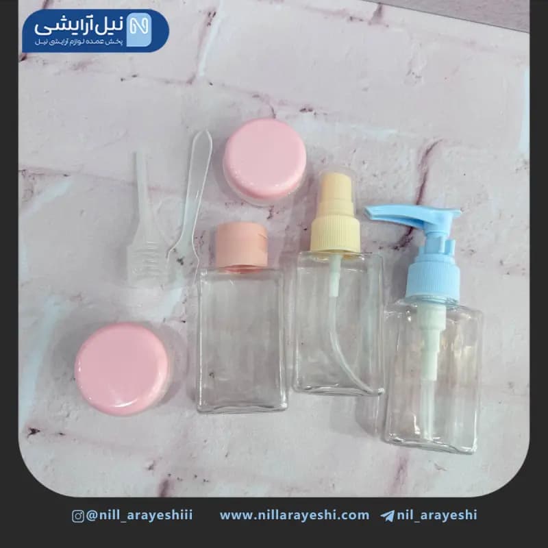 ست مسافرتی هفت تیکه کاور زیپی یو یو وای کد YP – E9 8 — تصویر ۲