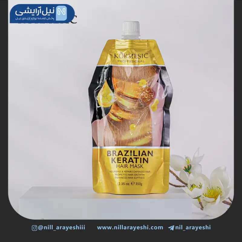 ماسک مو ساندیسی کراتینه و احیا کننده کورمسیک 350 گ رم کد KMC22929