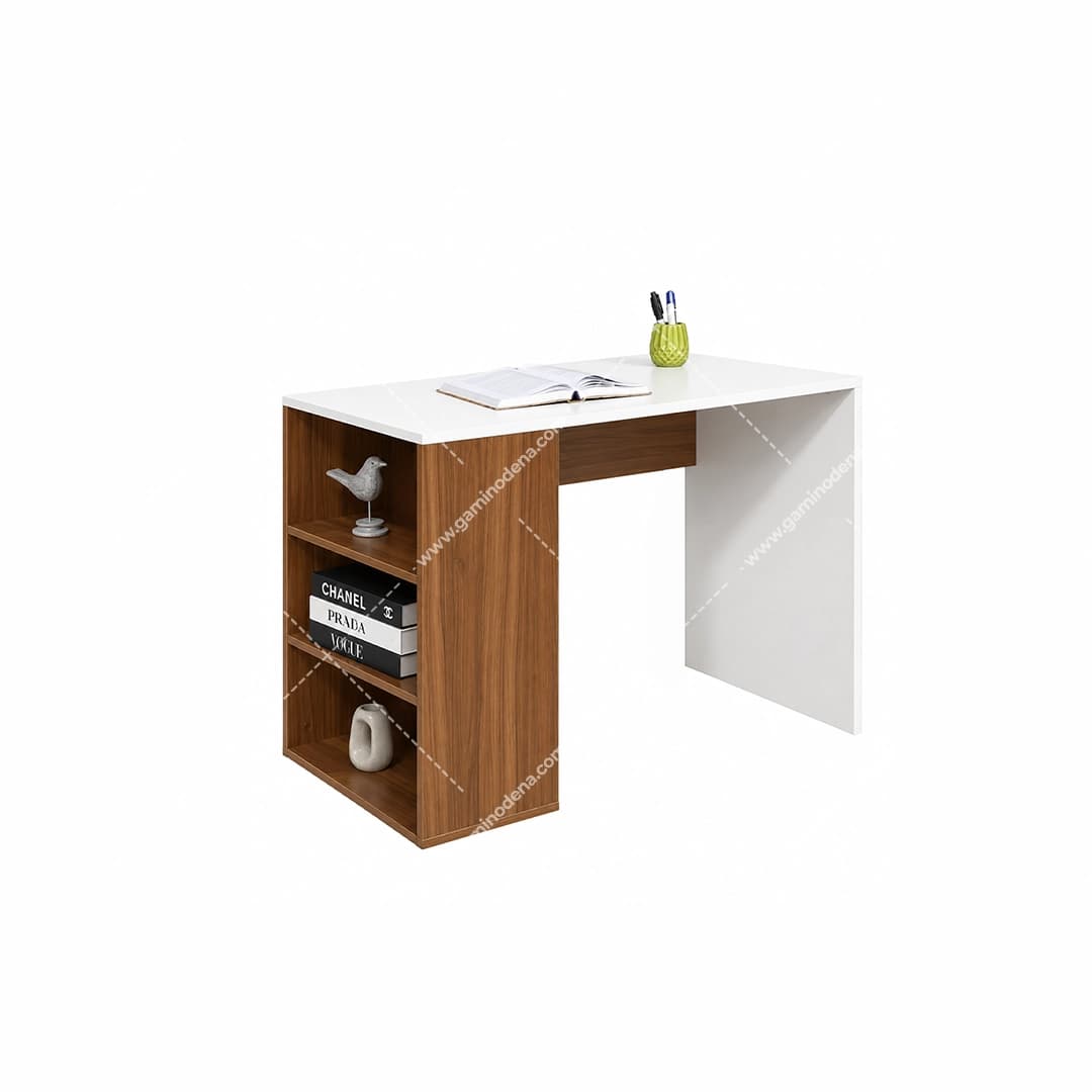 میز تحریر مدرن کتابخانه دار پسرانه مدل لوییز