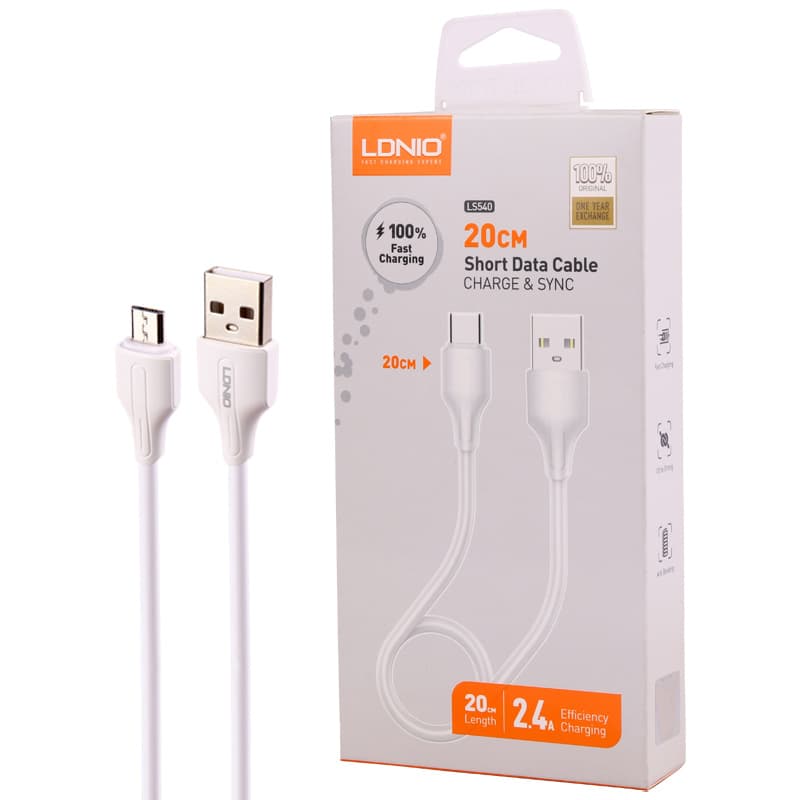 کابل شارژ پاوربانکی TYPE-Cبرند LDNIO مدل LS540