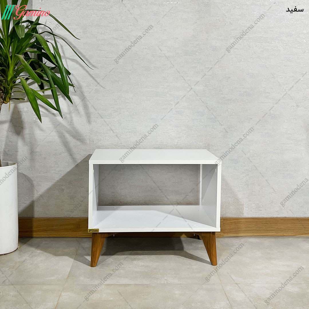 میز پاتختی مدرن ساده پایه دار مدل زمرد