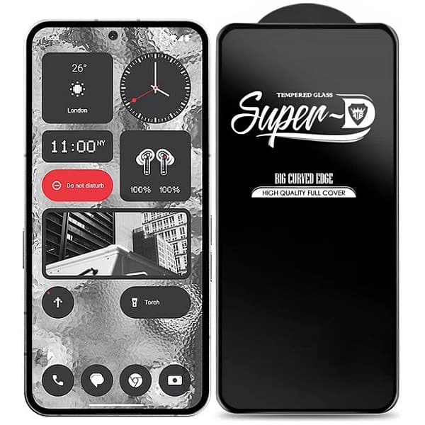 گلس فول گوشی ناتینگ Nothing Phone 2 مدل Super D