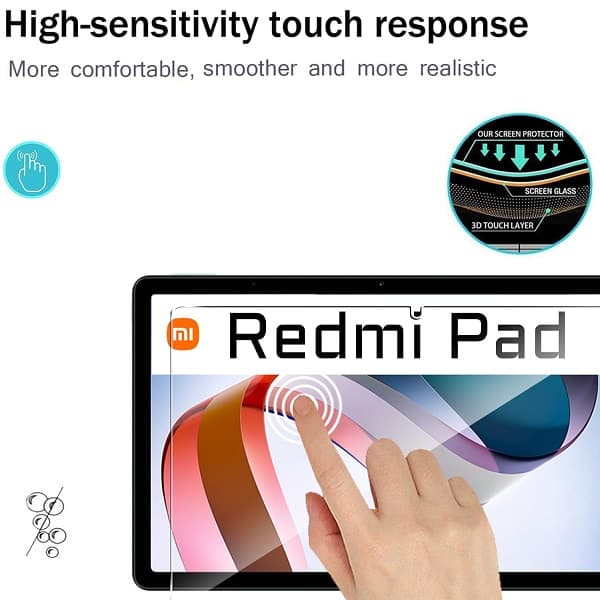 محافظ صفحه تبلت شیائومی Redmi Pad مدل شیشه ای — تصویر ۲