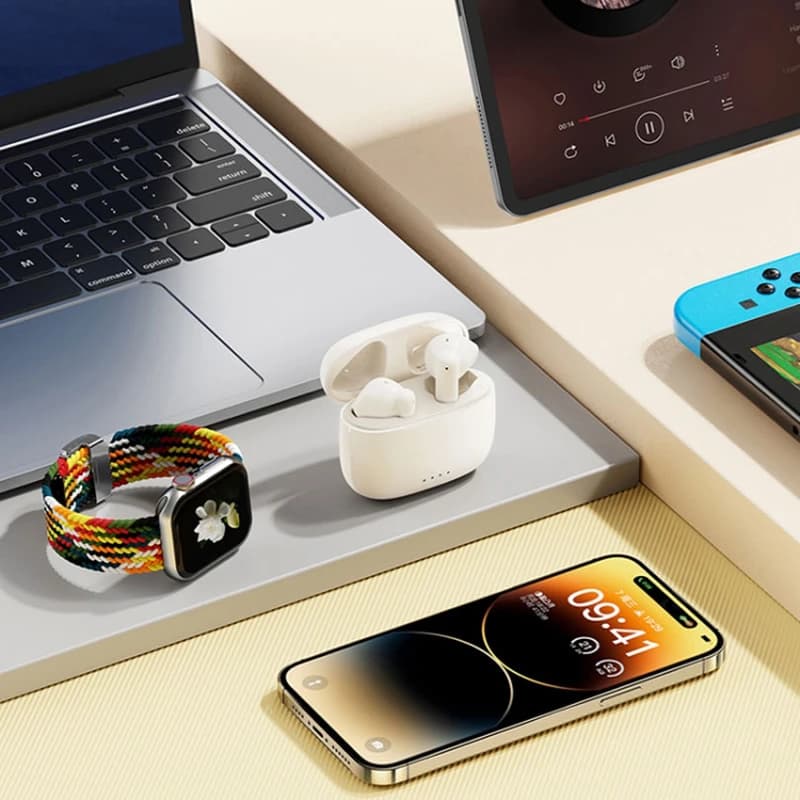 هدفون بلوتوثی ریمکس مدل CozyBuds 2E — تصویر ۵