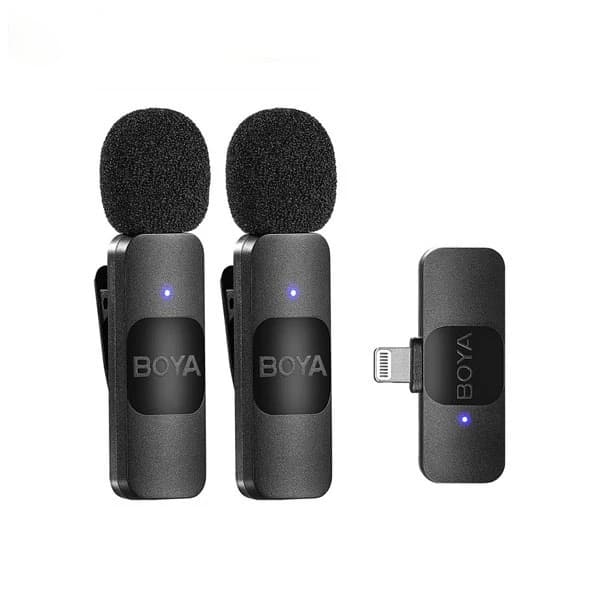 میکروفون بی سیم بویا BOYA BY-V2 با درگاه لایتنیگ — تصویر ۴