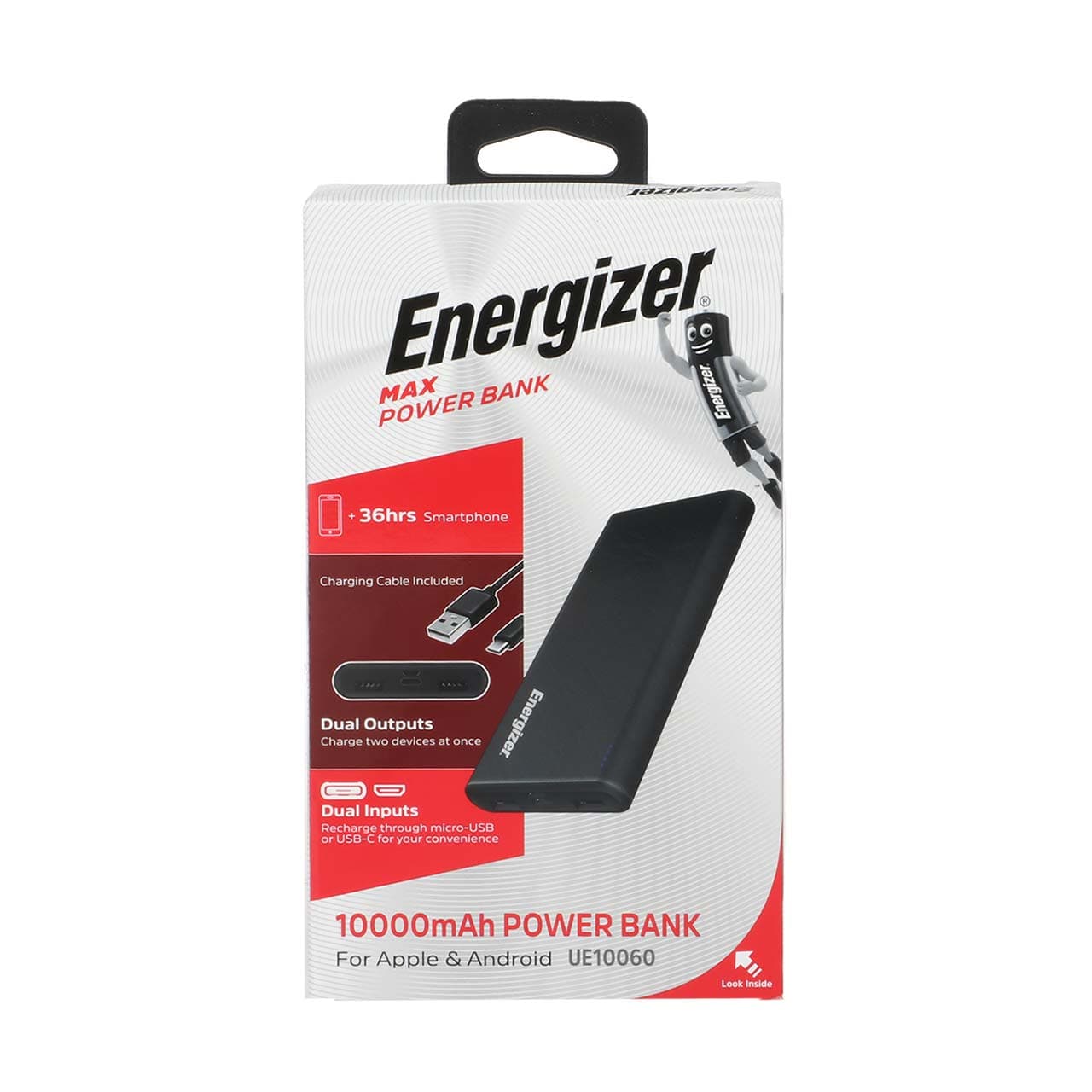 پاوربانک انرجایزر (Energizer) 10000میلی آمپر 10W مدل – UE10060 — تصویر ۷