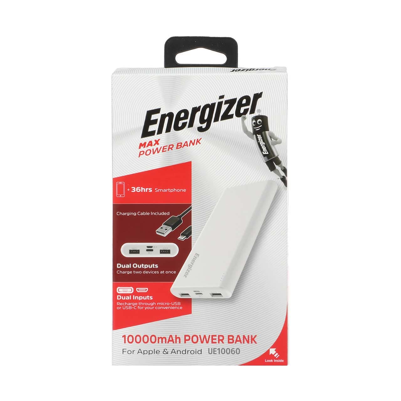 پاوربانک انرجایزر (Energizer) 10000میلی آمپر 10W مدل – UE10060 — تصویر ۴