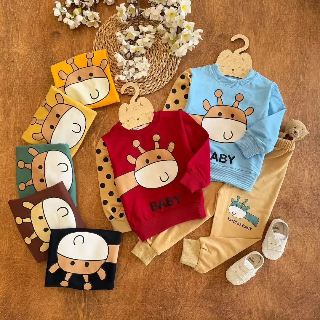 بلوز شلوار زرافه baby (تنی نو) سایز ۳۵،۴۰ کد ۵۶۶۵