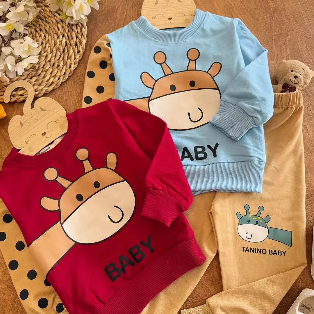 بلوز شلوار زرافه baby (تنی نو) سایز ۳۵،۴۰ کد ۵۶۶۵ — تصویر ۲