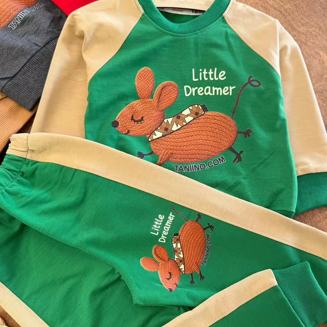 بلوز شلوار موش little dreamer سایز ۳۵ تا ۴۵ کد ۵۶۲۴ — تصویر ۳