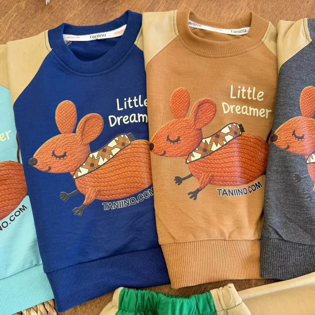 بلوز شلوار موش little dreamer سایز ۳۵ تا ۴۵ کد ۵۶۲۴ — تصویر ۲