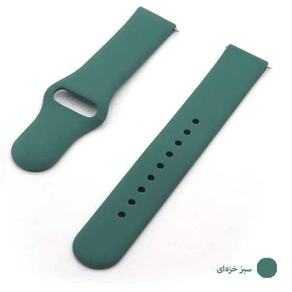 بند سیلیکونی ساعت کیسلکت Kieslect KR/KR Pro مدل دکمهای — تصویر ۵