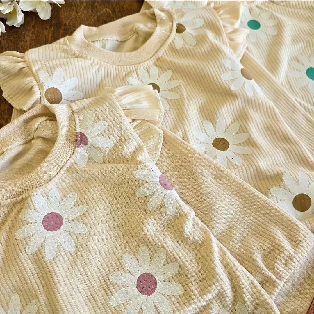 بلوز شلوار کبریتی گل بابونه (فروش ویژه) کد ۵۱۲۹ — تصویر ۳