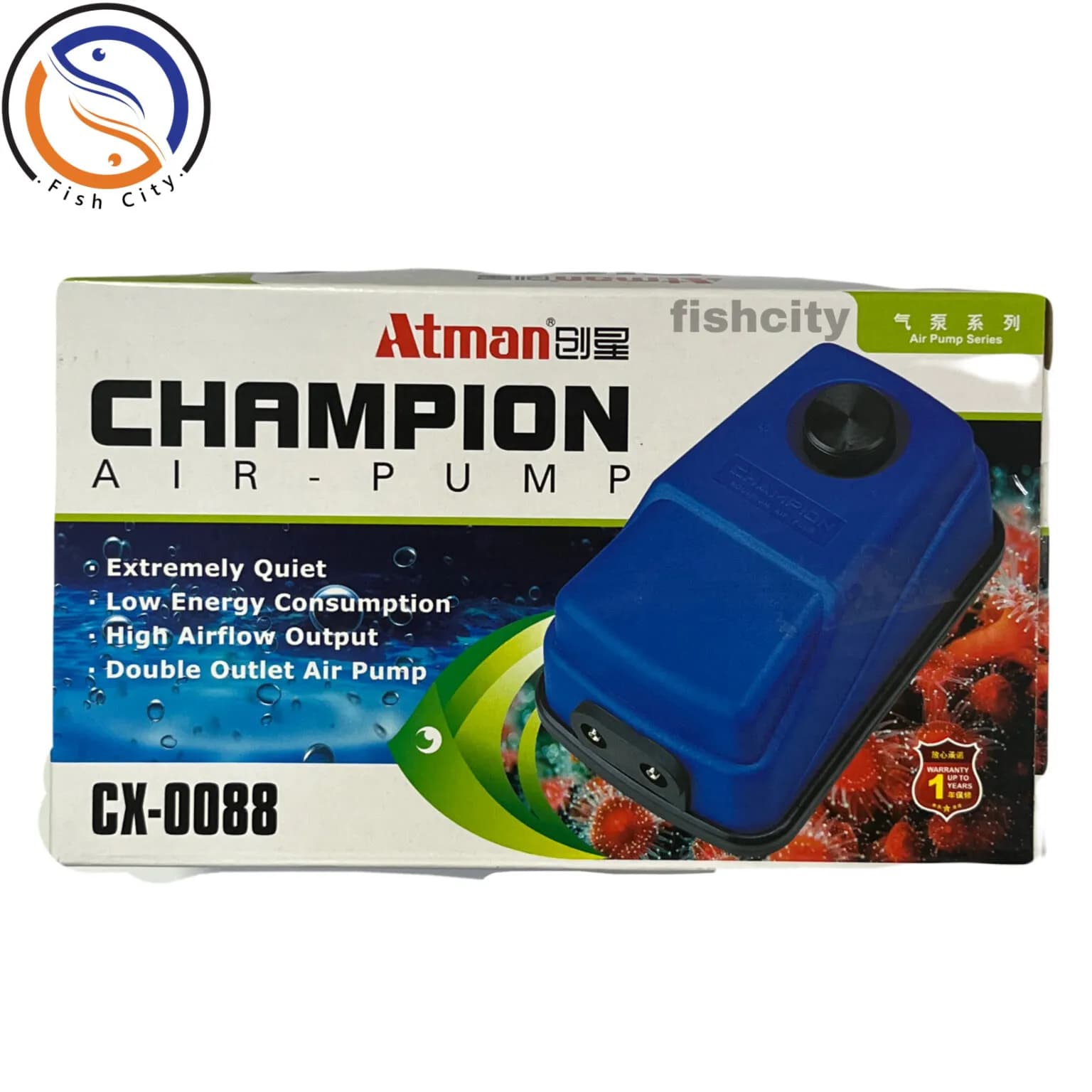 پمپ هوا آکواریوم اتمن مدل CX0088