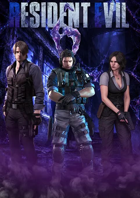 متال پوستر بازی 6 Resident Evil کد N708