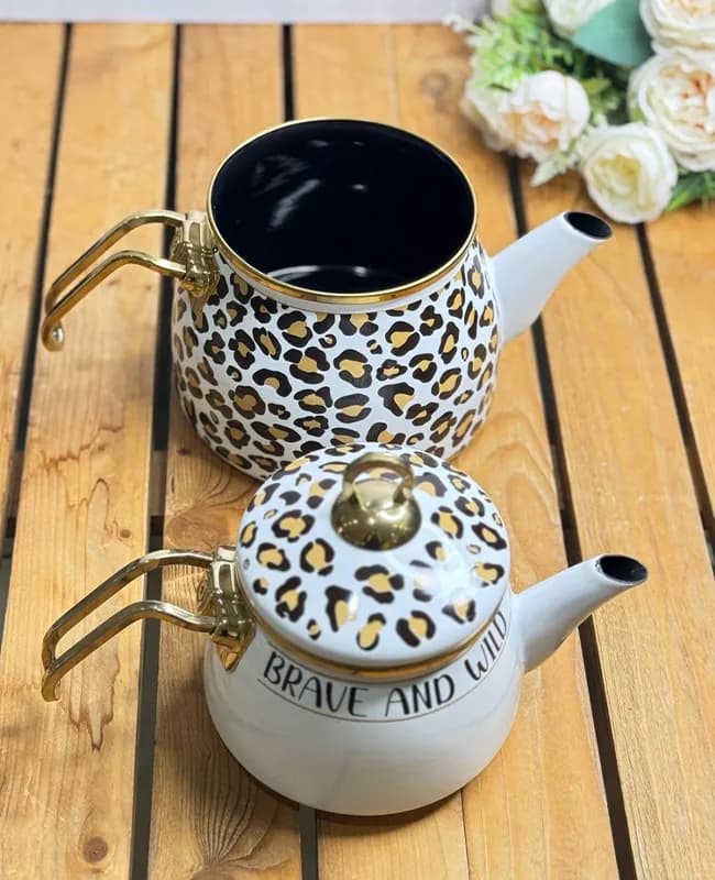 کتری و قوری لعابی acar کد XAP-06499 — تصویر ۴