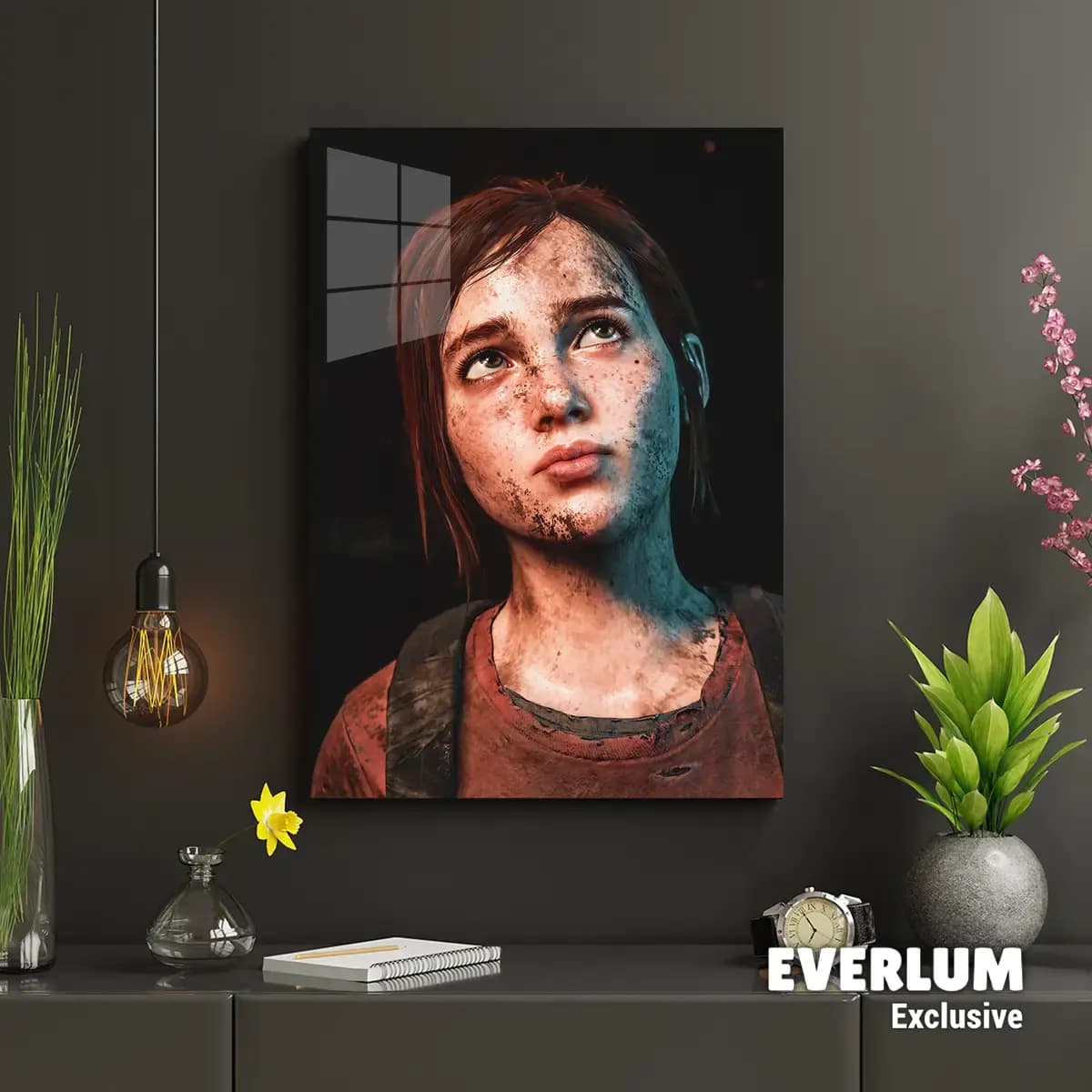 متال پوستر بازی The Last Of Us طرح شخصیت Ellie کد N208 — تصویر ۲