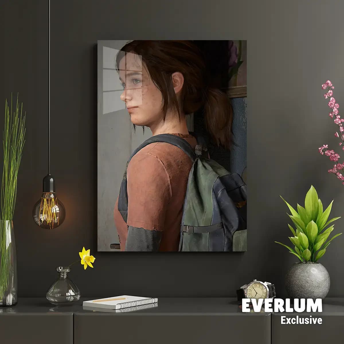 متال پوستر بازی The Last Of Us طرح شخصیت Ellie کد N206 — تصویر ۲