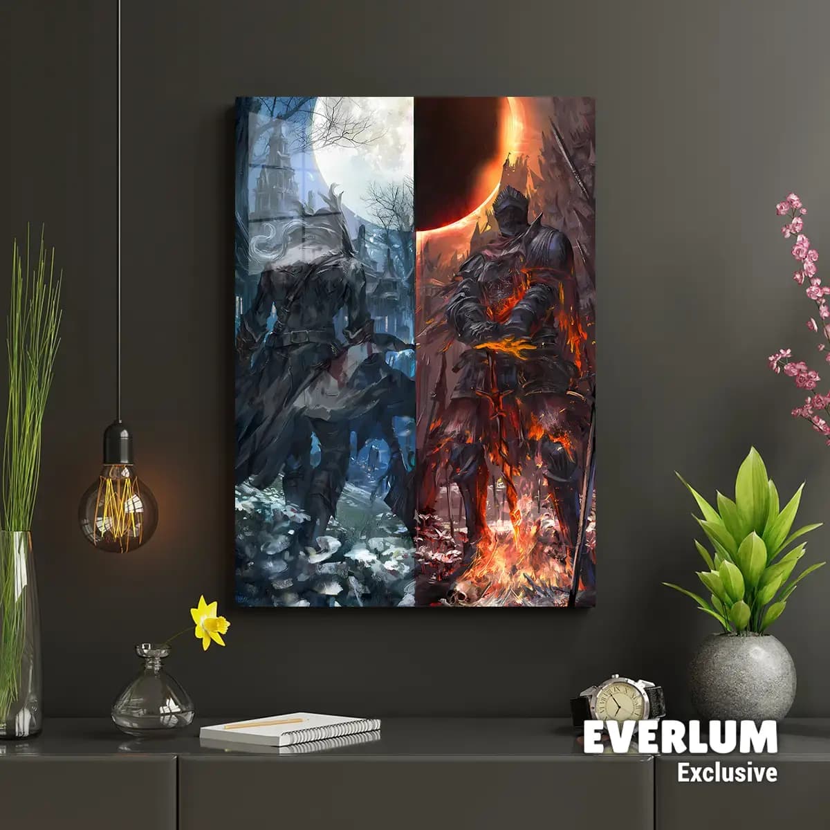 متال پوستر بازی Dark Souls کد N205 — تصویر ۲