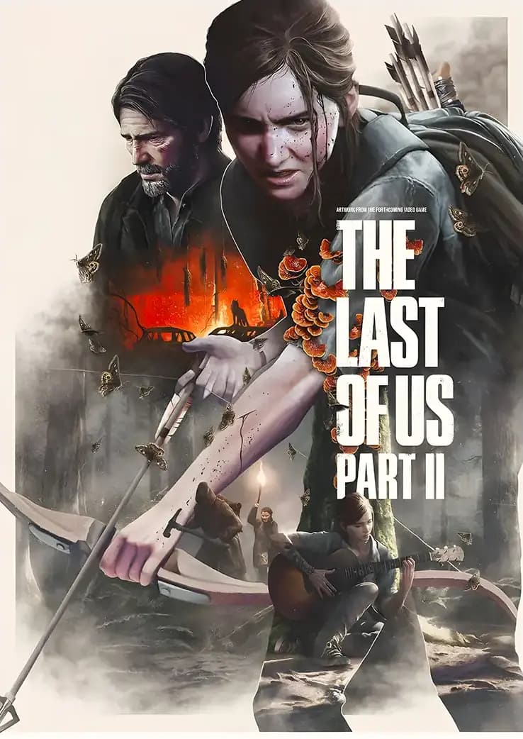 متال پوستر بازی The Last Of Us کد N004