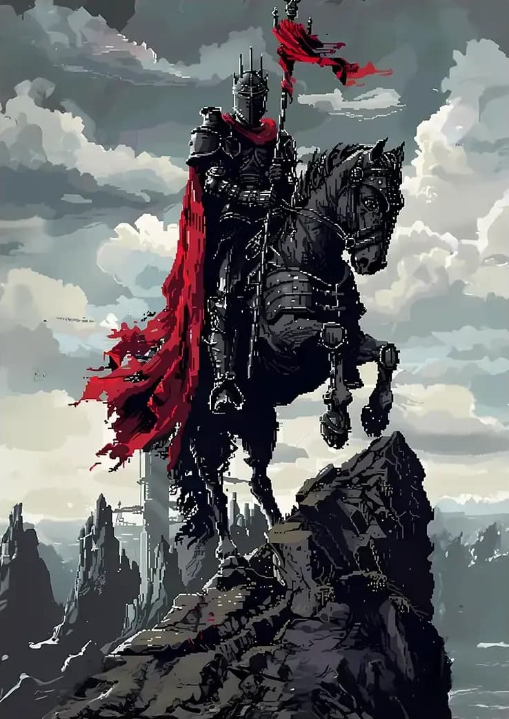 متال پوستر بازی Dark Souls کد N201