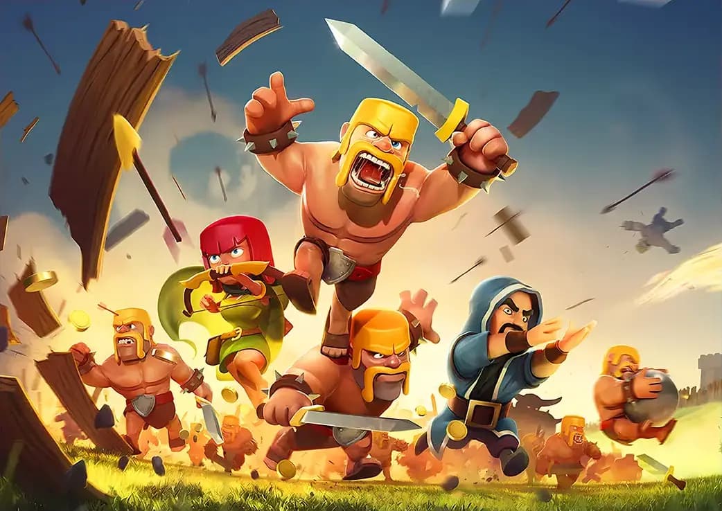 متال پوستر بازی Clash Of Clans کد N204
