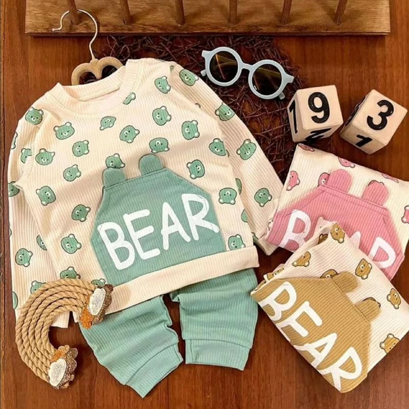 بلوز شلوار کبریتی جیب گوش دار تدی Bear کد ۵۰۲۰ — تصویر ۳