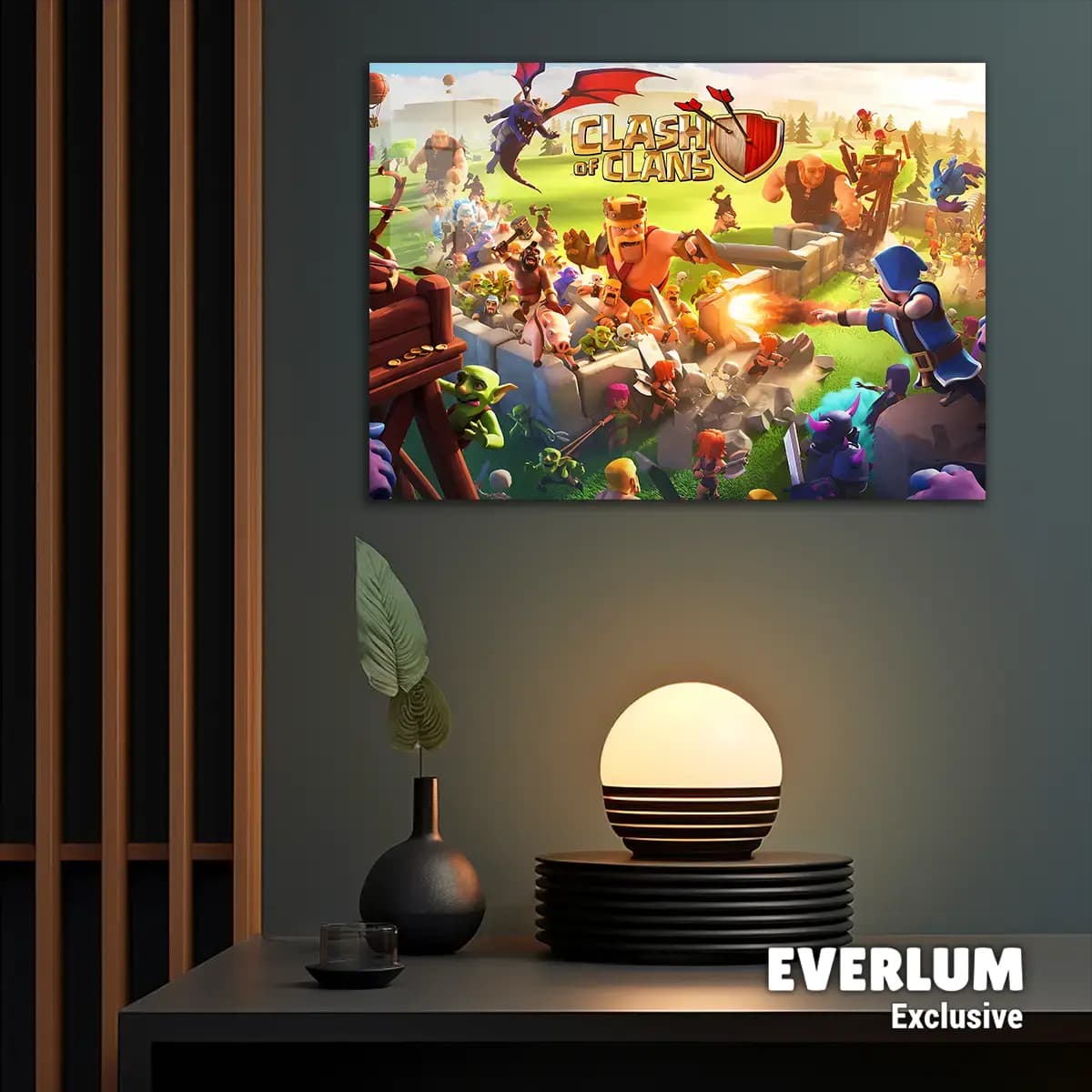 متال پوستر بازی Clash Of Clans کد N203 — تصویر ۲