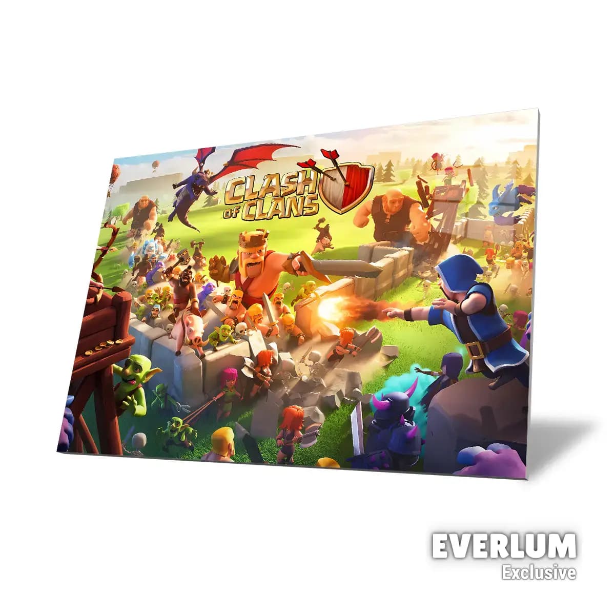 متال پوستر بازی Clash Of Clans کد N203 — تصویر ۳