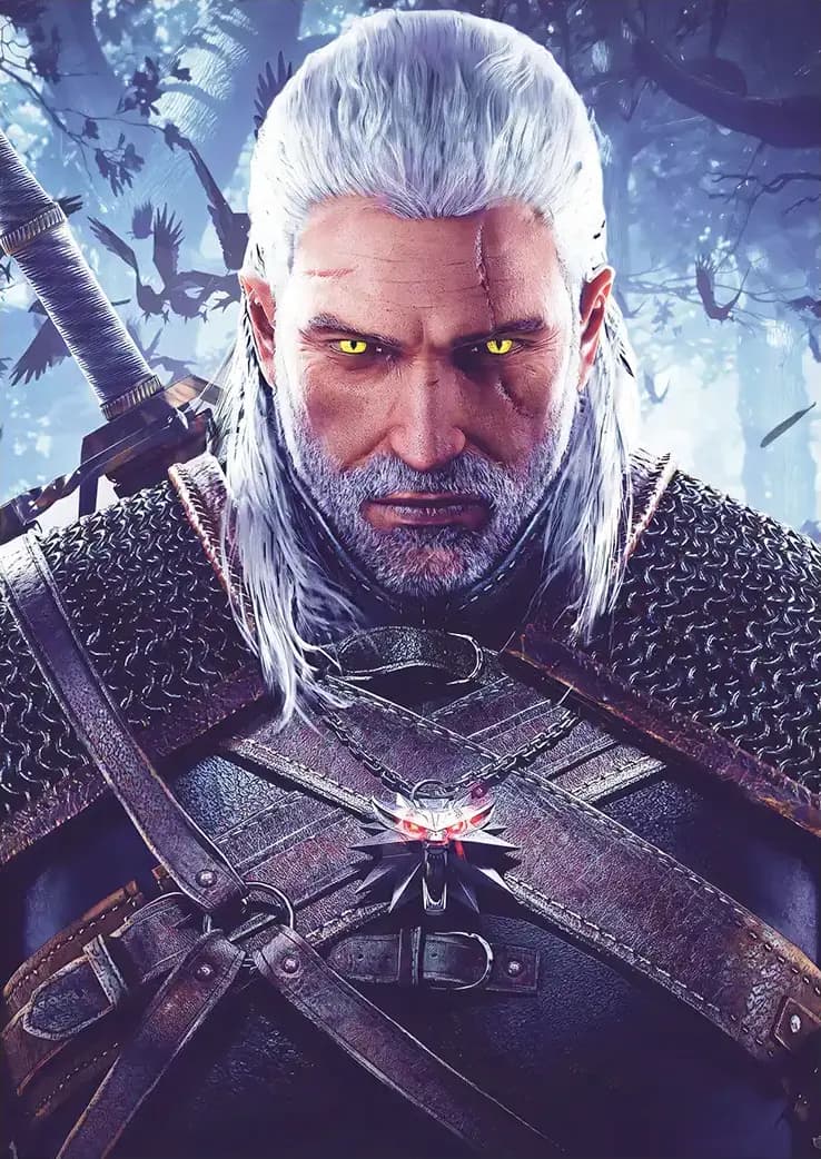 متال پوستر بازی The Witcher کد N208