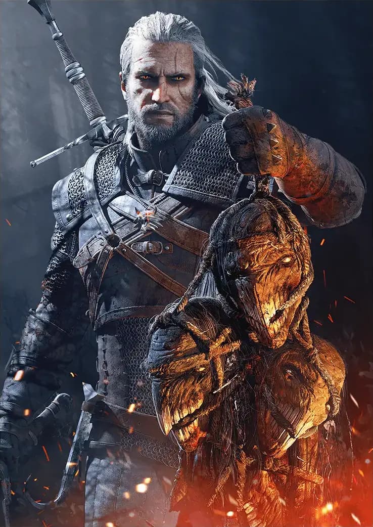 متال پوستر بازی The Witcher کد N207