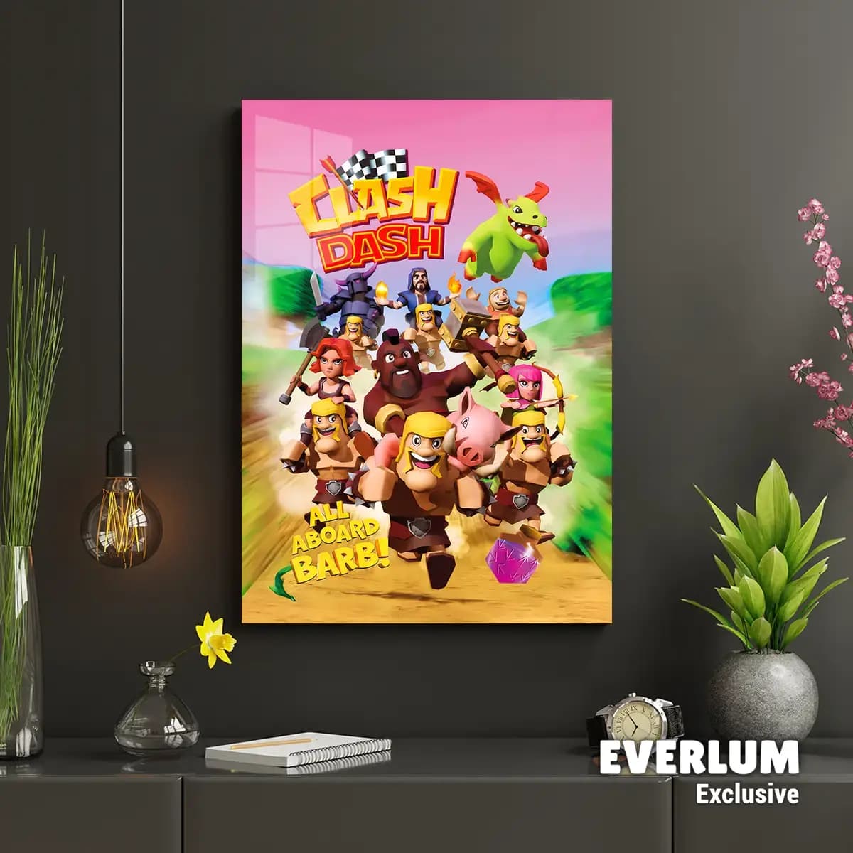 متال پوستر بازی Clash Of Clans کد N202 — تصویر ۲