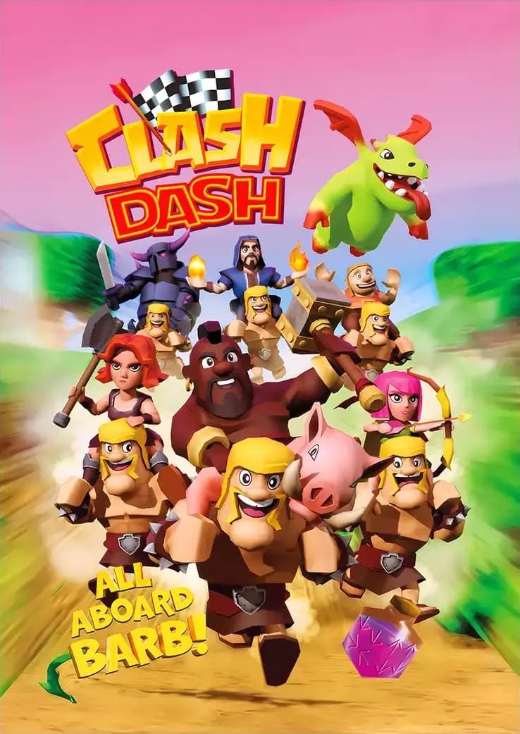 متال پوستر بازی Clash Of Clans کد N202