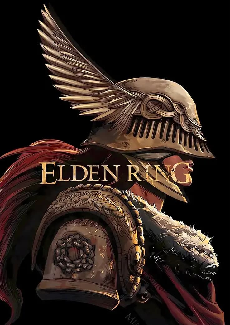 متال پوستر بازی Elden Ring کد N401